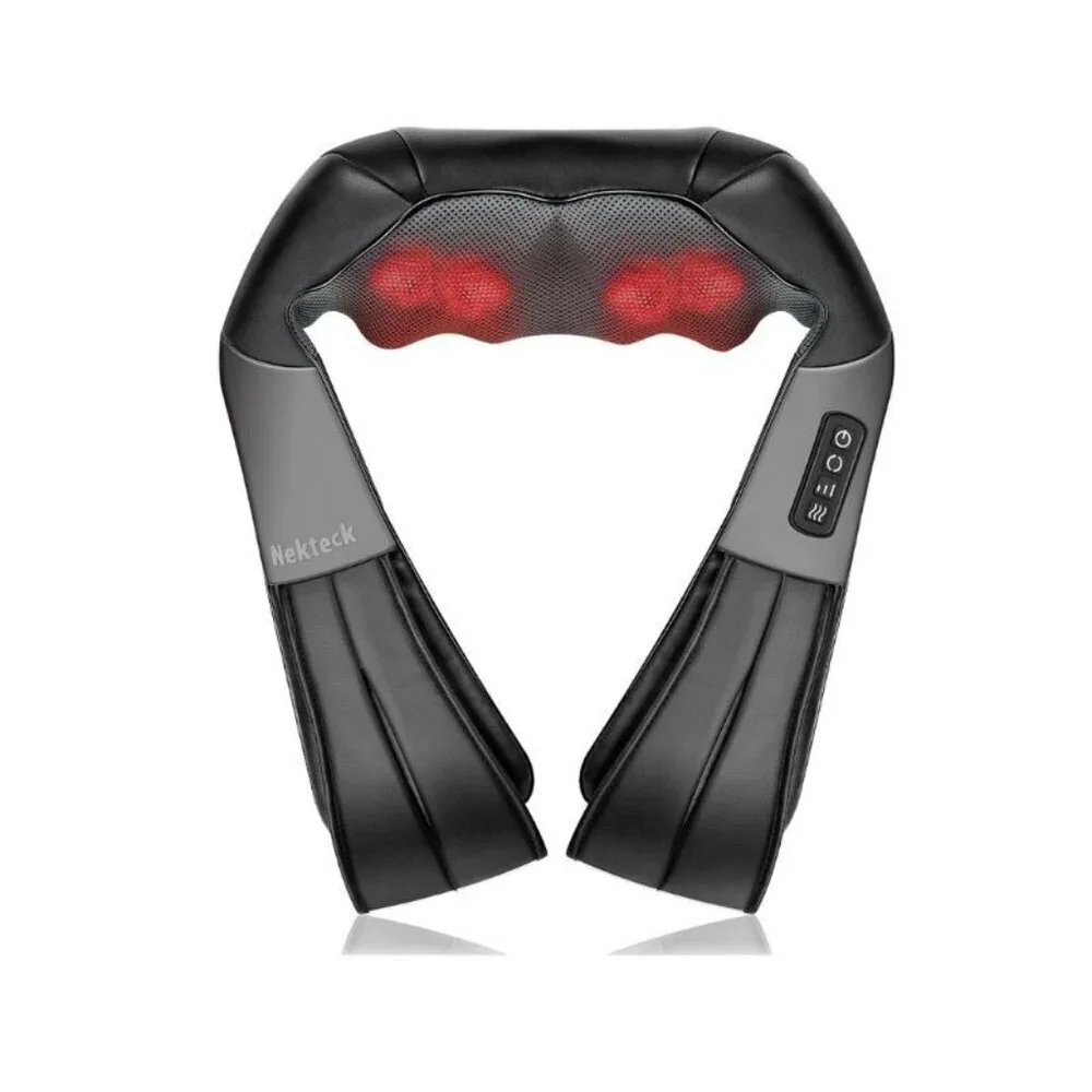 Shiatsu Neck & Back Massager w/ Heat, Deep Tissue 3D Kneading Pain Relief